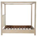  Coaster Furniture Solano 222520KW 85-inch California King Canopy Bed - Weathered Mango IMAGE 1