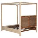  Coaster Furniture Solano 222520Q 85-inch Queen Canopy Bed - Weathered Mango IMAGE 4