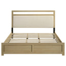  Coaster Furniture Hendricks 222651KW California King Panel Headboard Platform Bed - Light Oak IMAGE 10