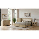  Coaster Furniture Hendricks 222651Q Queen Panel Headboard Platform Bed - Light Oak IMAGE 12