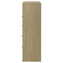  Coaster Furniture Hendricks 222655 5-drawer Bedroom Chest - Light Oak IMAGE 1