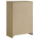  Coaster Furniture Hendricks 222655 5-drawer Bedroom Chest - Light Oak IMAGE 4
