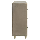  Coaster Furniture Lorient 222663FB 8-drawer LED Bedroom Flame Box Dresser - Ivory Camel IMAGE 8