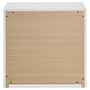  Coaster Furniture Ines 223092 2-drawer Nightstand Bedside Table - White High Gloss IMAGE 3