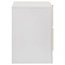  Coaster Furniture Ines 223092 2-drawer Nightstand Bedside Table - White High Gloss IMAGE 5