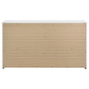  Coaster Furniture Ines 223093 6-drawer Bedroom Dresser Cabinet - White High Gloss IMAGE 2