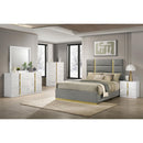  Coaster Furniture Ines 223093M 6-drawer Bedroom Dresser with Mirror - White High Gloss IMAGE 11