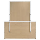  Coaster Furniture Ines 223093M 6-drawer Bedroom Dresser with Mirror - White High Gloss IMAGE 3