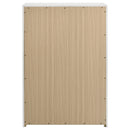  Coaster Furniture Ines 223095 5-drawer Bedroom Chest - White High Gloss IMAGE 2