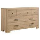  Coaster Furniture Arielle 223113 6-drawer Bedroom Dresser Cabinet - Light Oak IMAGE 2