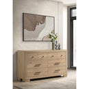  Coaster Furniture Arielle 223113 6-drawer Bedroom Dresser Cabinet - Light Oak IMAGE 5