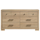  Coaster Furniture Arielle 223113 6-drawer Bedroom Dresser Cabinet - Light Oak IMAGE 8