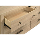  Coaster Furniture Arielle 223113M 6-drawer Bedroom Dresser with Mirror - Light Oak IMAGE 6