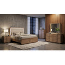  Coaster Furniture Leanne 223131KE Eastern King LED Panel Bed - Off White/Light Oak IMAGE 12