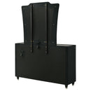  Coaster Furniture Lorient 223163M 8-drawer LED Dresser with Mirror - Black IMAGE 12