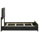  Coaster Furniture Cavelle 223661T 51-inch Upholstered Twin Panel Bed - Black IMAGE 10