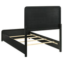  Coaster Furniture Cavelle 223661T 51-inch Upholstered Twin Panel Bed - Black IMAGE 7