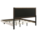  Coaster Furniture Trenton 225061KE 54-inch Wood Eastern King Panel Bed - Rustic Cream IMAGE 1