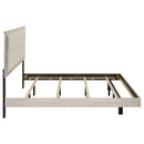  Coaster Furniture Trenton 225061KE 54-inch Wood Eastern King Panel Bed - Rustic Cream IMAGE 4
