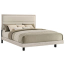  Coaster Furniture Trenton 225061KE 54-inch Wood Eastern King Panel Bed - Rustic Cream IMAGE 7