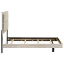  Coaster Furniture Trenton 225061T 54-inch Wood Twin Panel Bed - Rustic Cream IMAGE 4