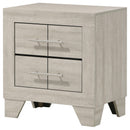  Coaster Furniture Trenton 225062 2-drawer Nightstand Bedside Table - Rustic Cream IMAGE 10