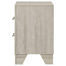  Coaster Furniture Trenton 225062 2-drawer Nightstand Bedside Table - Rustic Cream IMAGE 3