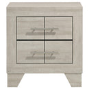  Coaster Furniture Trenton 225062 2-drawer Nightstand Bedside Table - Rustic Cream IMAGE 7