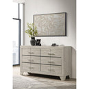 Coaster Furniture Trenton 225063 6-drawer Bedroom Dresser - Rustic Cream IMAGE 4