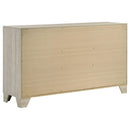  Coaster Furniture Trenton 225063 6-drawer Bedroom Dresser - Rustic Cream IMAGE 5