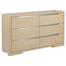  Coaster Furniture Ladera 225083 6-drawer Bedroom Dresser - Light Elm IMAGE 3