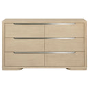  Coaster Furniture Ladera 225083 6-drawer Bedroom Dresser - Light Elm IMAGE 8