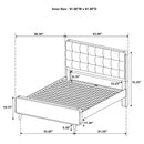  Coaster Furniture Robyn 225091Q Wood Queen Platform Bed - Light Ash IMAGE 15