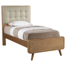  Coaster Furniture Robyn 225091T Wood Twin Platform Bed - Light Ash IMAGE 5