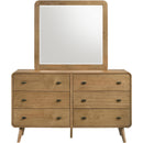  Coaster Furniture Robyn 225093M 6-drawer Bedroom Dresser and Mirror - Light Ash IMAGE 3