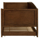  Coaster Furniture Bozeman 300686 Wood Twin Daybed With Trundle - Medium Walnut IMAGE 6