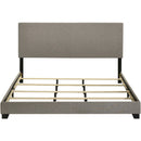  Coaster Furniture Dorian 300851KW Fabric Upholstered California King Panel Bed - Taupe IMAGE 4