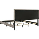  Coaster Furniture Dorian 300851KW Fabric Upholstered California King Panel Bed - Taupe IMAGE 5