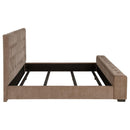  Coaster Furniture Senna 305811KE Upholstered Eastern King Audio Flame Visualizer Bed - Brown IMAGE 6