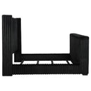  Coaster Furniture Centergrove 315945KW Upholstered California King Wingback TV Bed - Black IMAGE 11