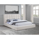  Coaster Furniture Dreux 315948CRMKE Upholstered Eastern King Panel Platform Bed - Cream IMAGE 6