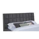 Coaster Furniture Dreux 315948GRYKW Upholstered California King Panel Platform Bed - Grey IMAGE 1