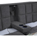  Coaster Furniture Dreux 315948GRYQ Upholstered Queen Panel Platform Bed - Grey IMAGE 12