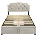  Coaster Furniture Marianna 316011Q 4-drawer Upholstered Queen Storage Bed - Cream IMAGE 9