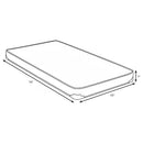  Coaster Furniture Drover 350160F 7-inch Full Foam Mattress with Built-in Bunkie Board IMAGE 2