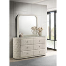  Coaster Furniture Sonya 360113M 6-drawer Upholstered Bedroom Dresser with Mirror - Ivory IMAGE 6