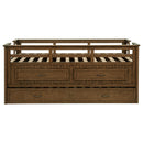  Coaster Furniture Carlsbad 400716T Wood Twin Captains Bed With Trundle - Medium Brown IMAGE 10