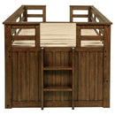  Coaster Furniture Carlsbad 400716T Wood Twin Captains Bed With Trundle - Medium Brown IMAGE 8