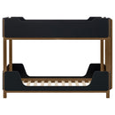  Coaster Furniture Morris 460369 Twin Over Twin Wood Bunk Bed - Black/Walnut IMAGE 11