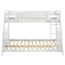 Coaster Furniture Holden 460593WHT Wood Veneer Twin Over Full Bunk Bed - White IMAGE 5